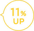 11%UP